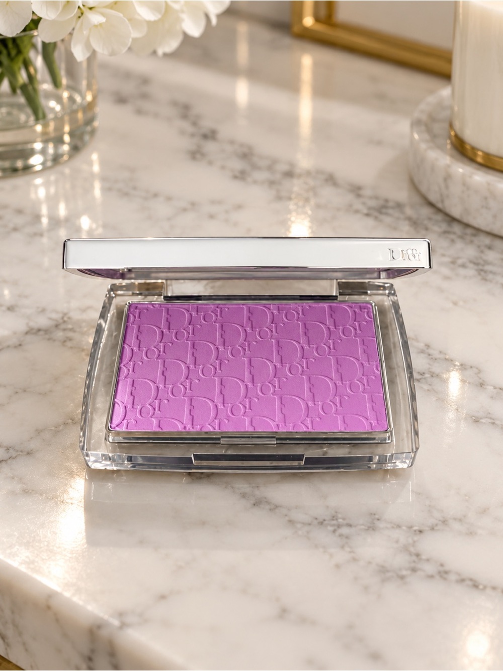 Dior Rosy Glow 063, Pink Lilac Color-Reviving Powder Blush - NO BOX